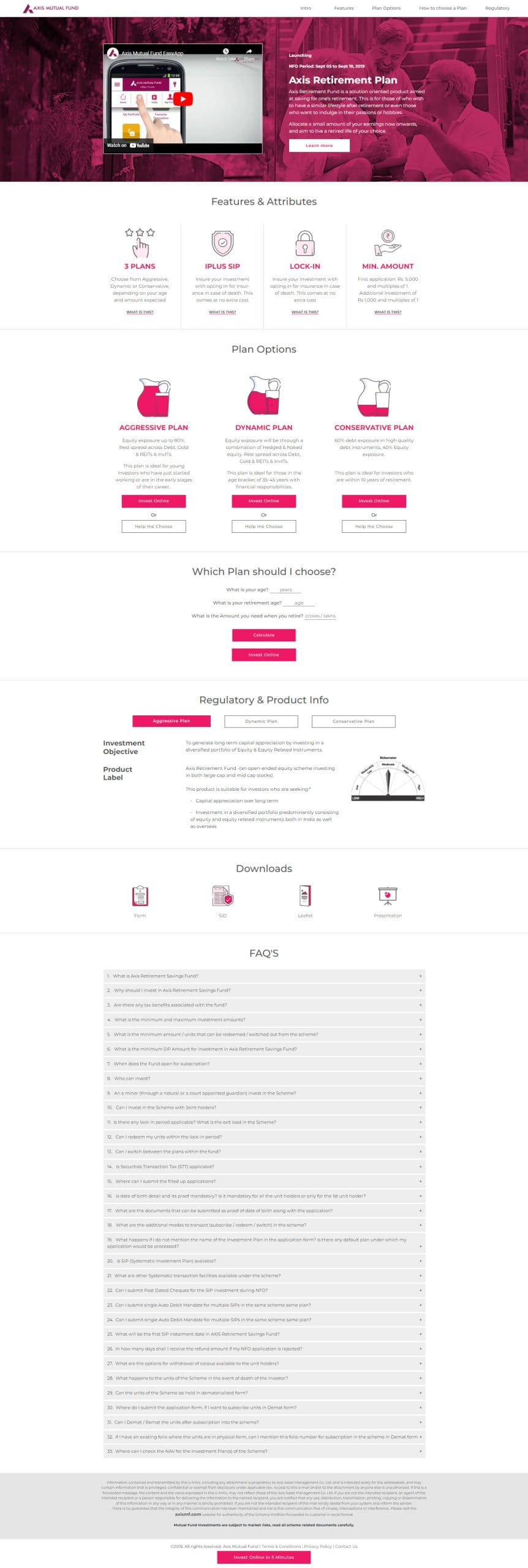 Flying Cursor Axis Retirement Plan Bootstrap Desktop
