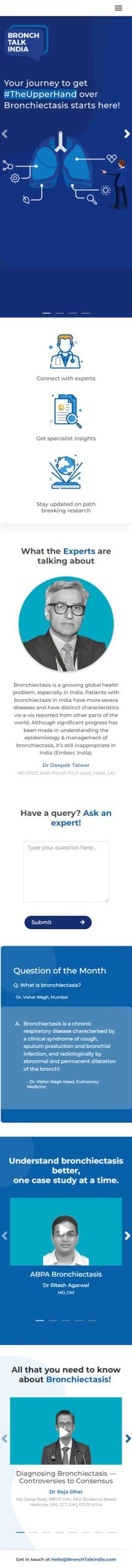 Flying Cursor Bronch Talk India WordPress  Mobile