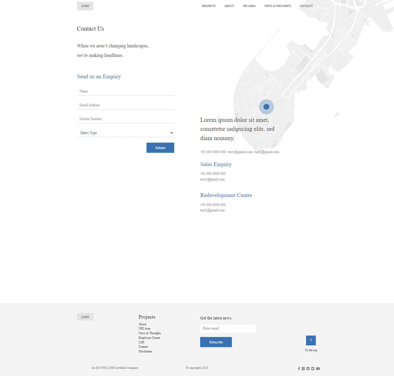 Interview Bombay DC Bootstrap Desktop