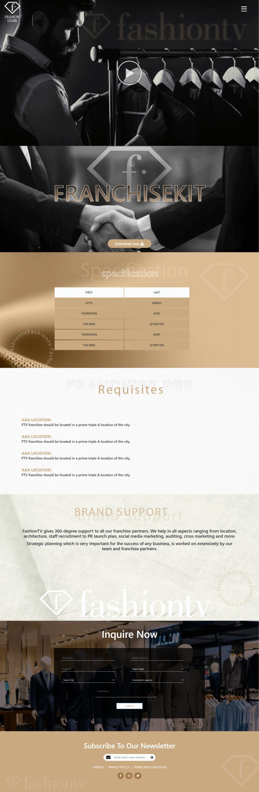 Interview FTV Bootstrap Desktop