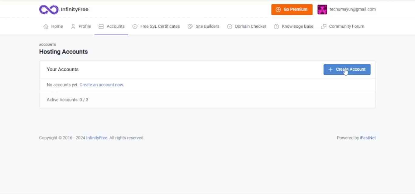 Host Website Free