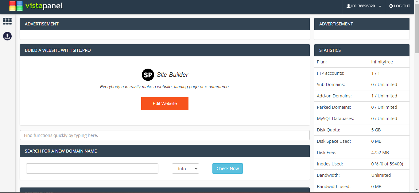 Host Website Free